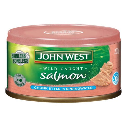 John West Skinless & Boneless Wild Caught Salmon 200g