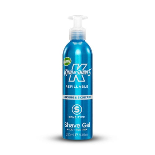 King Of Shaves Sensitive Shave Gel Refillable 250ml