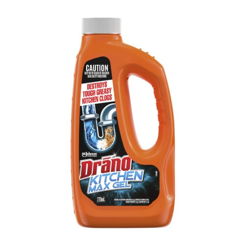 Drano Kitchen Max Gel Drain Cleaner 770ml