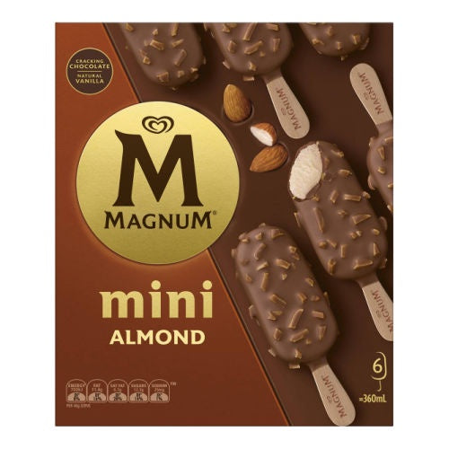 Magnum Mini Ice cream Almond 6pk