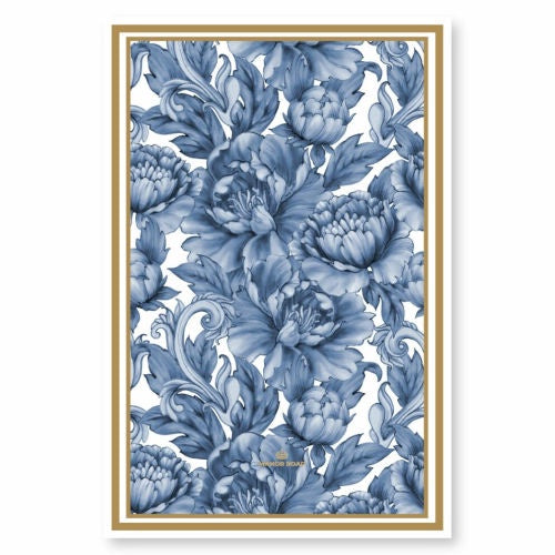 Manor Road Peony Wallpaper Tea Towel