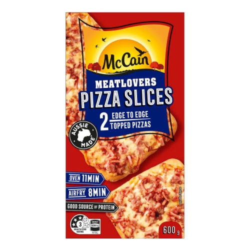 McCain Meatlovers Pizza Slices 2pk 600g