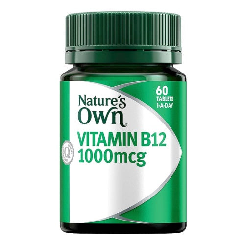 Natures Own Vitamin B12 1000mcg Tablets 60