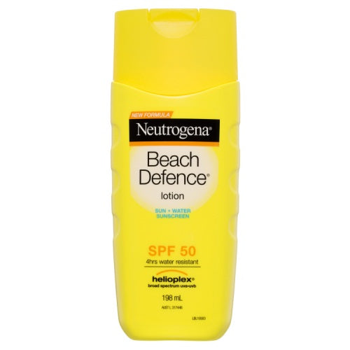 Neutrogena Beach Defence Water Sunscreen Lotion 198ml SPF50