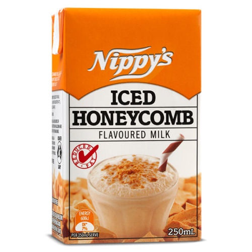 Nippys Milk Iced Honeycomb 250ml 24pk