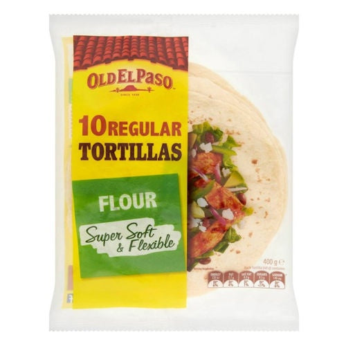 Old El Paso Regular Tortillas 10pk 400g