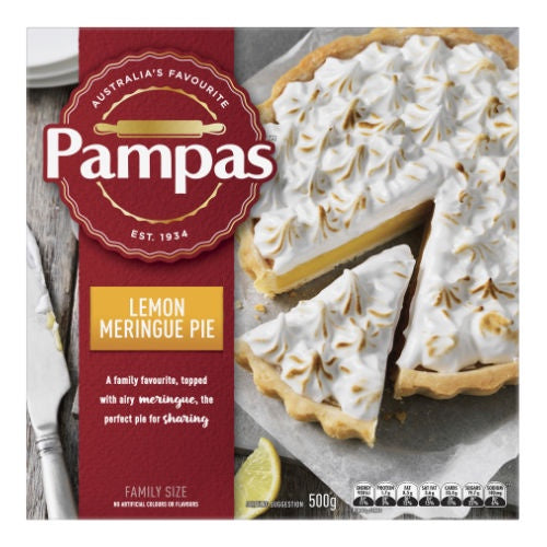 Pampas Lemon Meringue Pie Family Size 500g