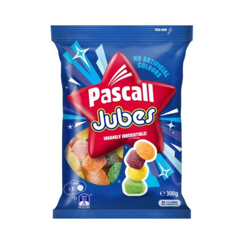 Pascall Jubes Lollies 300g