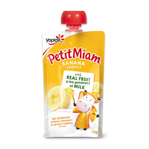 Petit Miam Banana Yoghurt Pouch 70g