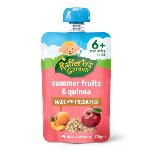 Rafferty's Summer Fruits & Quinoa Baby Pouch 6+months 120g