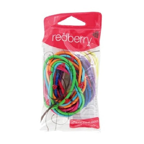 Redberry Ponytail Large Coloured 24pk