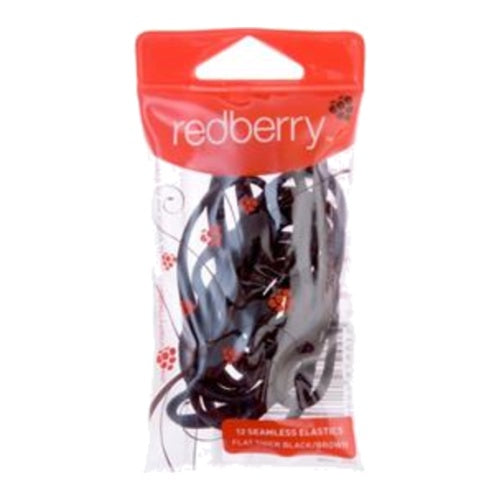 Redberry Ponytail Flat Black 12pk