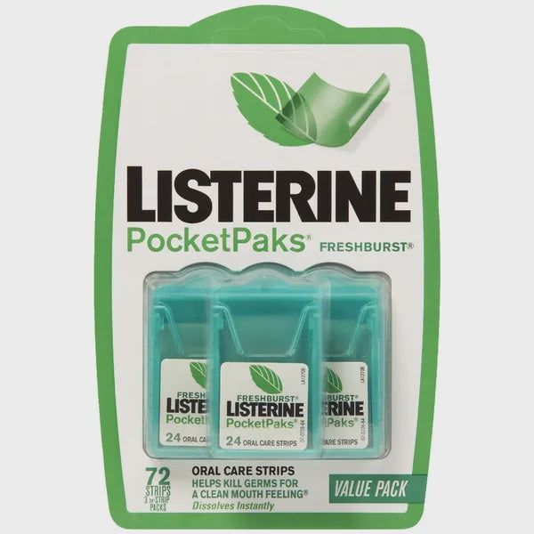 Listerine PocketPaks Fresh Burst 3 Pack