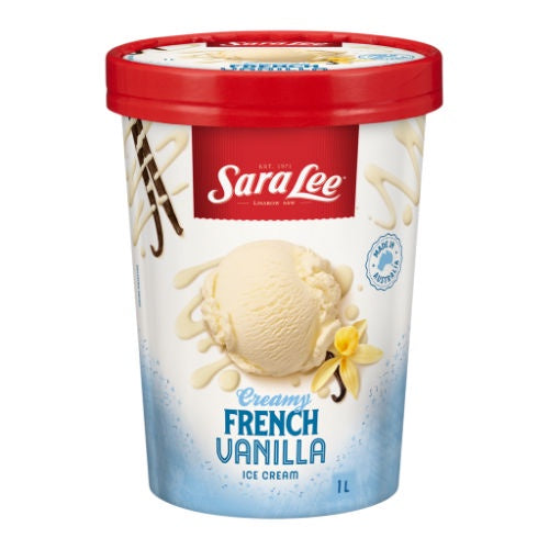 Sara Lee French Vanilla Ice Cream 1L