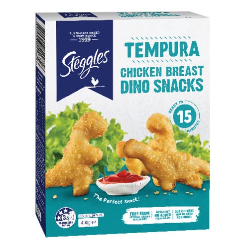 Steggles Chicken Dinosnacks 400g