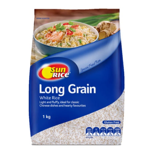 Sunrice Premium Long Grain White Rice 1kg