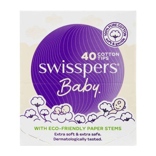 Swisspers Baby Cotton Tips 40 Pack