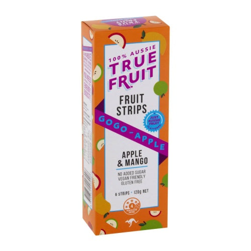 True Fruit Gogo Apple Mango & Apple Fruit Strips 120g 6pk