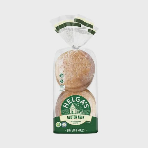 Helga's Gluten Free White Rolls 4 Pk 320g