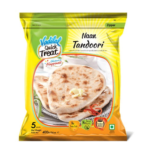 Vadilal Plain Tandoori Naan 400g