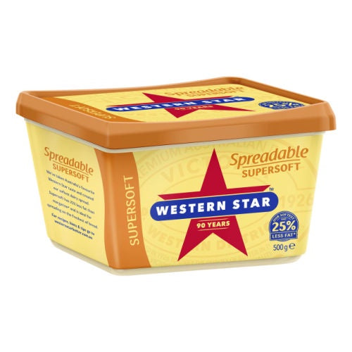 Western Star Supersoft Spreadable Butter 500g