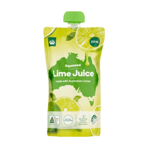 Woolworths Australian Lime Juice 250ml