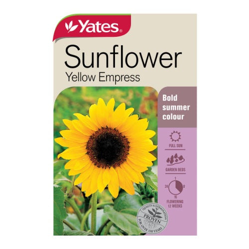 Yates Sunflower Yellow Empress Seeds