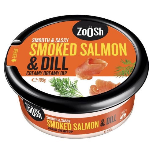 Zoosh Smoked Salmon & Dill Dip 185g